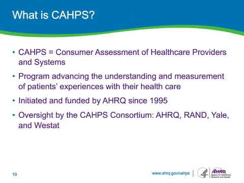 Understanding CAHPS Surveys: A Primer for New Users