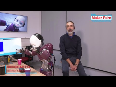 Il robot umanoide ICub, Istituto Italiano di Tecnologia di Genova @ Maker Faire Rome 2020