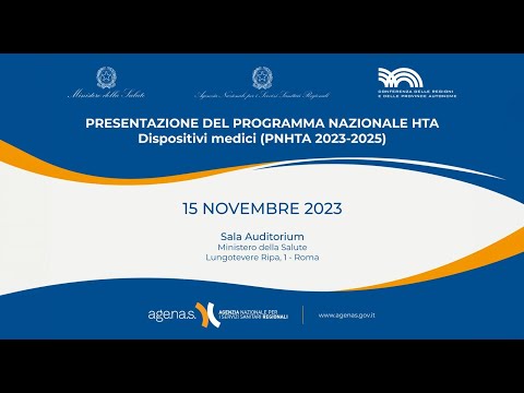 Presentazione del Programma Nazionale HTA - Dispositivi Medici
